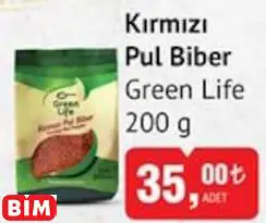 GREEN LİFE KIRMIZI  PUL BİBER